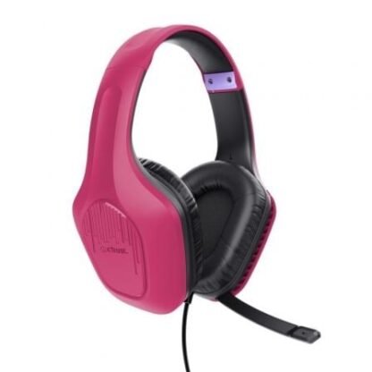 Auriculares gaming con micrófono trust gaming gxt 415 zirox/ jack 3.5/ rosas - Imagen 4