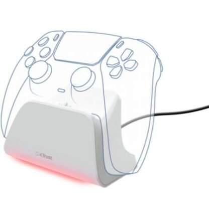 Estación de recarga rápida trust gaming gxt 255 para ps5/ blanco - Imagen 3