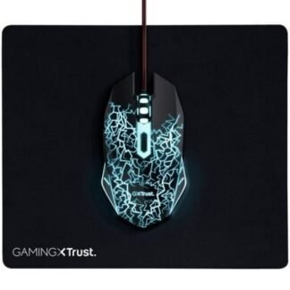 Pack gaming trust gaming 24752/ ratón óptico + alfombrilla