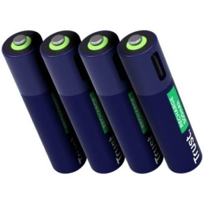 Pack de 4 pilas aaa trust 25671/ recargables - Imagen 3