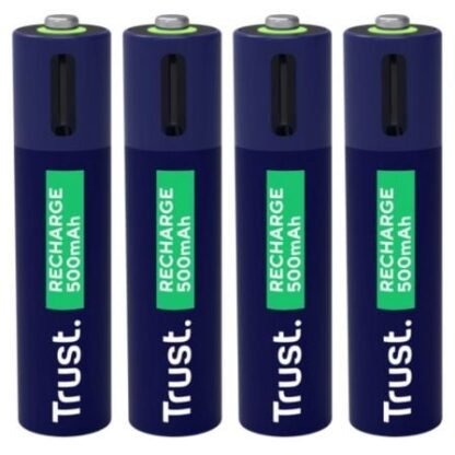 Pack de 4 pilas aaa trust 25671/ recargables - Imagen 4