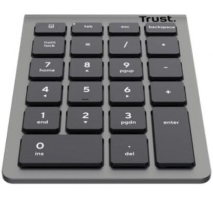 Teclado numérico inalámbrico trust xalas wireless/ plata - Imagen 2
