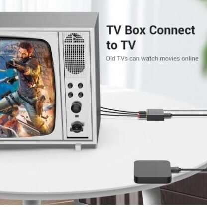 Convertidor hdmi a rca vention aeeb0/ hdmi hembra - rca hembra - miniusb hembra - Imagen 4