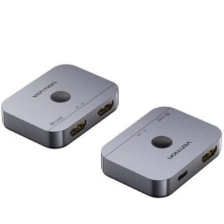 Switch conmutador 8k hdmi 2.1 bidireccional vention akph0 hdmi hembra/usb-c hembra - 2x hdmi hembra