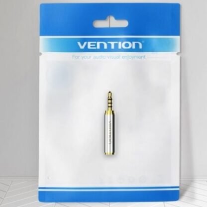 Adaptador jack vention vab-s02/ jack 2.5 macho - jack 3.5 hembra/ plata - Imagen 4