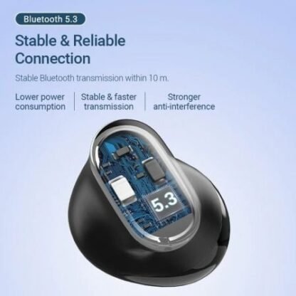 Auriculares bluetooth vention tiny t12 nblw0 con estuche de carga/ autonomía 6h/ blancos - Imagen 5