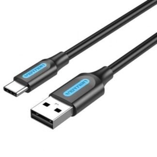 Cable usb 2.0 tipo-c vention cokbd/ usb macho - usb tipo-c macho/ hasta 60w/ 480mbps/ 50cm/ gris
