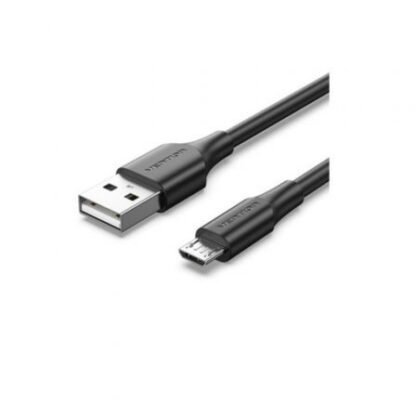 Cable usb 2.0 vention ctibf/ usb macho - microusb macho/ hasta 60w/ 480mbps/ 1m/ negro