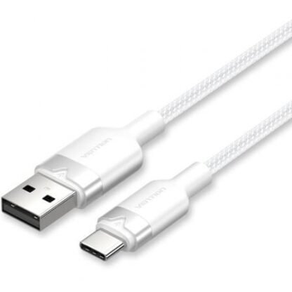 Cable usb 2.0 tipo-c vention ctnwh/ usb tipo-c macho - usb macho/ hasta 60w/ 480mbps/ 2m/ blanco