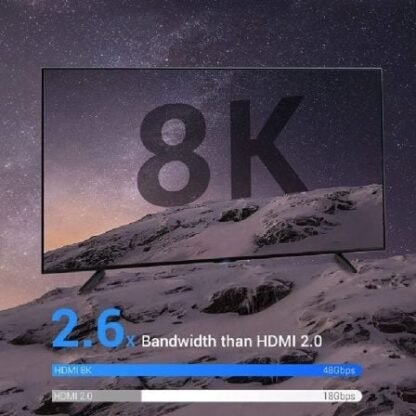 cable hdmi 2.1 8k vention algli/ hdmi macho - hdmi macho/ 3m/ azul - Imagen 5