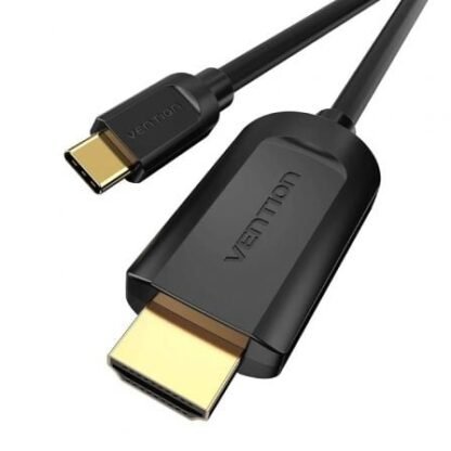 Cable conversor hdmi 1.4 4k vention cgubg/ usb tipo-c macho - hdmi macho/ 1.5m/ negro - Imagen 2