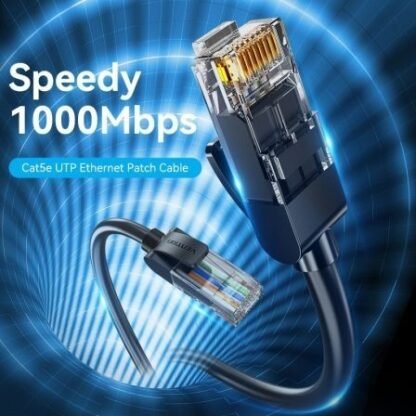 Cable de red rj45 utp vention iabbx cat.5e/ 50m/ negro - Imagen 2