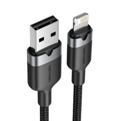 Cable usb lightning vention lanbf/ usb macho - lightning macho/ 480mbps/ 1m/ negro - Imagen 2
