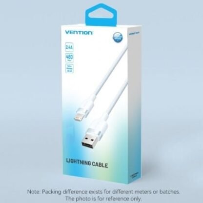Cable usb lightning vention lanph/ usb macho - lightning macho/ 480mbps/ 2m/ rosa - Imagen 4