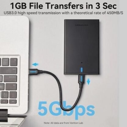 Caja externa para disco duro de 2.5" vention kpab0/ usb 3.0 micro usb/ sin tornillos - Imagen 2