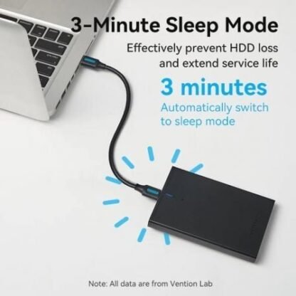 Caja externa para disco duro de 2.5" vention kpab0/ usb 3.0 micro usb/ sin tornillos - Imagen 3