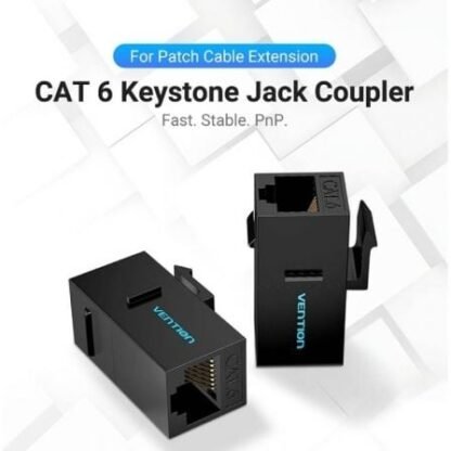 Conector rj45 vention ipgb0 cat6 utp/ negro - Imagen 3