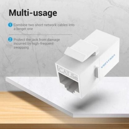 Conector rj45 vention vdd-b10-w cat5e utp/ 5 uds/ blanco - Imagen 2