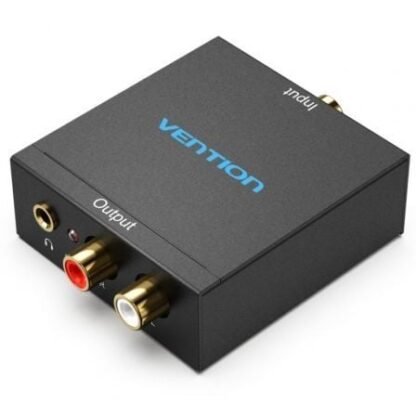 Convertidor de audio vention bdfb0/ entrada toslink y rca/ salida 2x rca