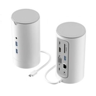 Docking usb tipo-c vention tphwc/ 1xvga/ 1xhdmi/ 3xusb/ 1xusb tipo-c pd/ 1xusb tipo-c/ 1xrj45/ 1xaudio/ 1xlector tarjetas sd/
