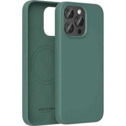 Funda silicona con magsafe vention kudg0-30/ compatible con iphone 13 pro/ verde