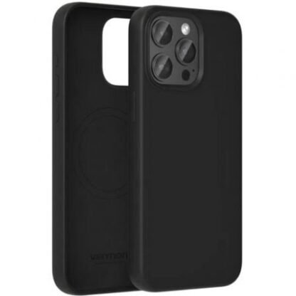 Funda silicona con magsafe vention kueb0-40/ compatible con iphone 14 pro max/ negra