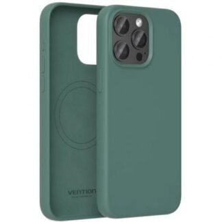 Funda silicona con magsafe vention kueg0-40/ compatible con iphone 14 pro max/ verde