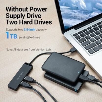Hub usb 2.0 vention chmbf/ 4xusb/ 1m - Imagen 3
