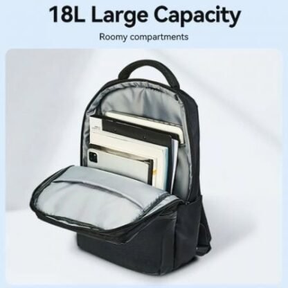 Mochila vention krpb0 para portátiles hasta 15.6"/ 18l/ impermeable/ negra - Imagen 4