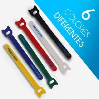 Tira organizadora de cables vention kac00/ 15cm/ pack de 6 - Imagen 3