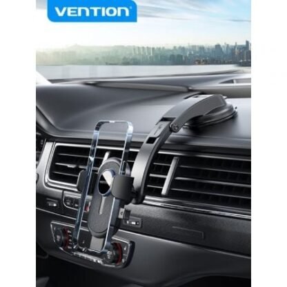 Soporte de smartphone para coche vention kscb0/ negro - Imagen 3