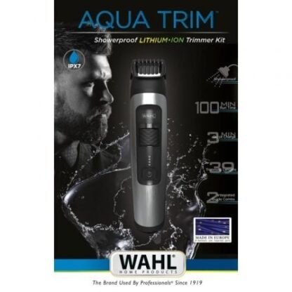 Cortabarbas wahl aqua trim 1065-0460/ con batería/ 4 accesorios - Imagen 4