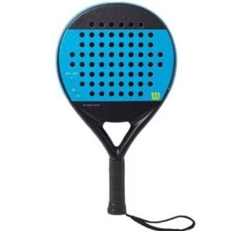 Pala de pádel wilson juice 2/ azul y negra