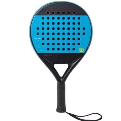 Pala de pádel wilson juice 2/ azul y negra
