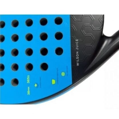 Pala de pádel wilson juice 2/ azul y negra - Imagen 5