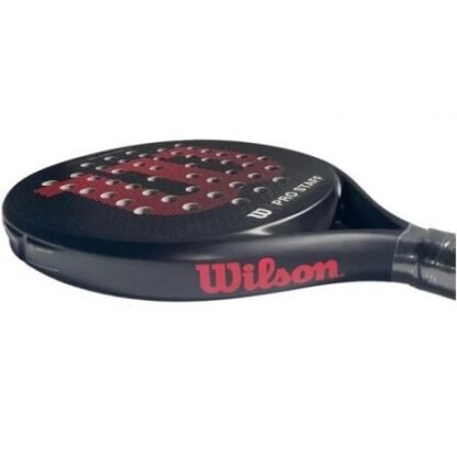Pala de pádel wilson pro staff team tx v2/ negra y roja - Imagen 4