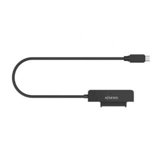 Adaptador para discos duros 2.5" aisens ase-25c04b/ usb tipo-c 3.1 macho - sata