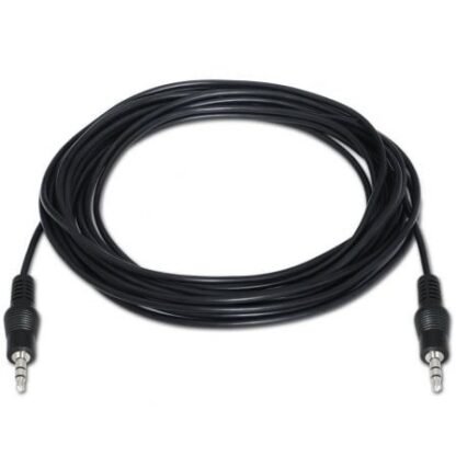 Cable estéreo aisens a128-0143/ jack 3.5 macho - jack 3.5 macho/ hasta 0.1w/ 3m/ negro - Imagen 2