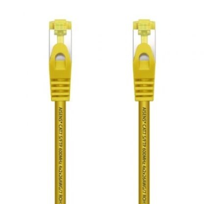 Cable de red rj45 sftp aisens a146-0472 cat.7/ 25cm/ amarillo