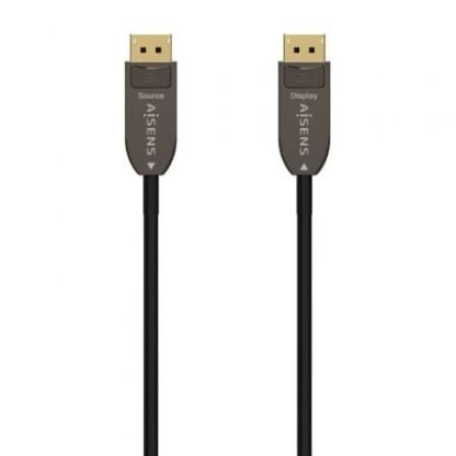 Cable displayport 1.4 aoc 8k aisens a155-0608/ displayport macho - displayport macho/ 20m/ negro