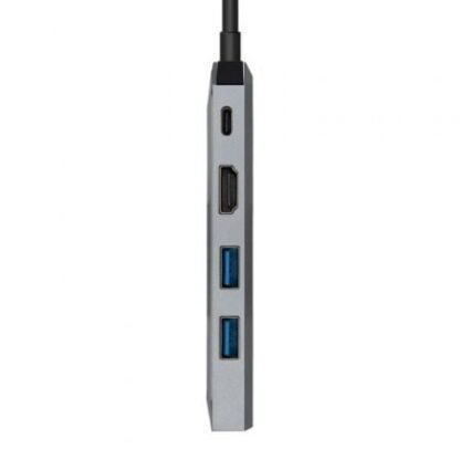 Docking usb tipo-c aisens asuc-5p003-gr/ 1xhdmi/ 2xusb/ 1xrj45/ 1xusb tipo-c pd/ gris - Imagen 3