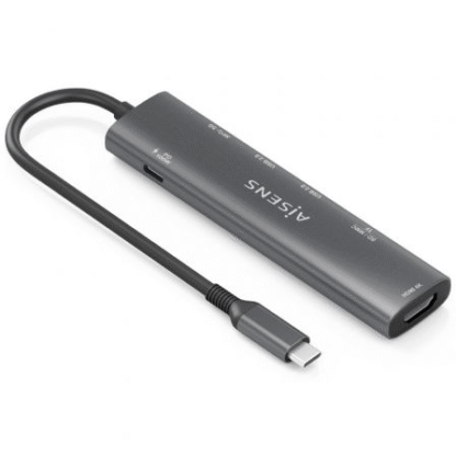 Docking usb tipo-c aisens asuc-7p025-gr/ 1xhdmi/ 3xusb/ 1xusb tipo-c pd/ 1xlector tarjetas/ gris - Imagen 2