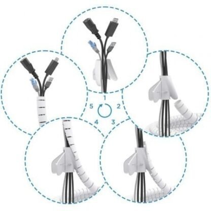 Organizador de cables en espiral aisens a151-0919/ 3m - Imagen 2