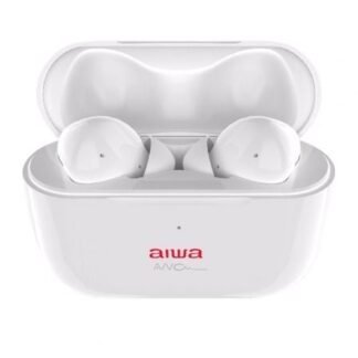 Auriculares bluetooth aiwa ebtw-888anc con estuche de carga/ autonomía 4h/ blancos