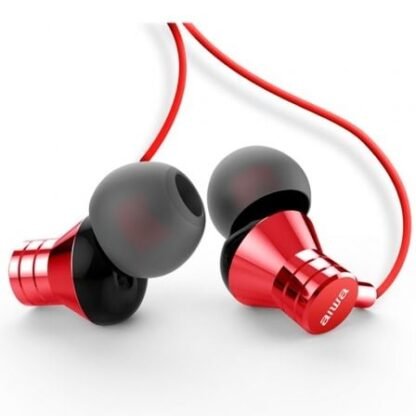 Auriculares intrauditivos aiwa estm-50usb-c/rd/ con micrófono/ usb tipo-c/ rojos - Imagen 2