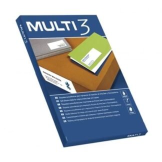 Etiquetas adhesivas apli multi3/ 105 x 148mm/ 100 hojas