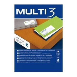Etiquetas adhesivas apli multi3/ 210 x 297mm/ 100 hojas