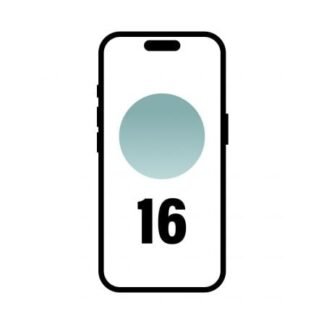 Smartphone apple iphone 16 256gb/ 6.1"/ 5g/ verde azulado