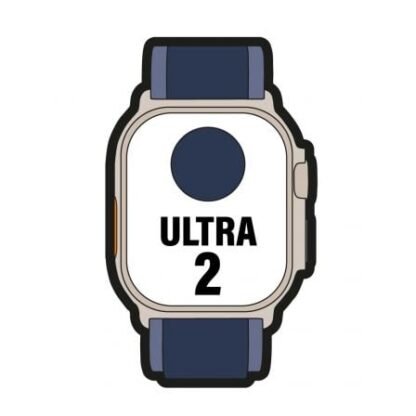 Apple watch ultra 2/ gps/ cellular/ 49mm/ caja de titanio/ correa loop trail azul m/l