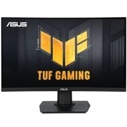 Monitor gaming curvo asus tuf gaming vg24vqer 23.6"/ full hd/ 1ms/ 180hz/ va/ negro